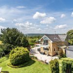 A house as pictured by drone