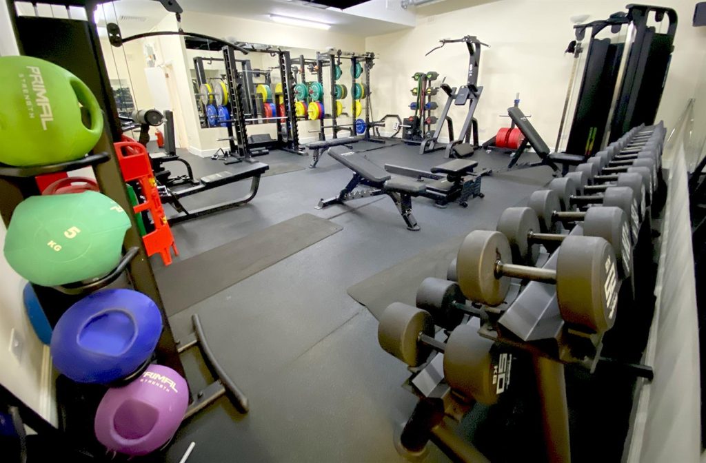 Gym equipment from the communal gym