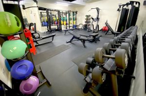 Gym equipment from the communal gym