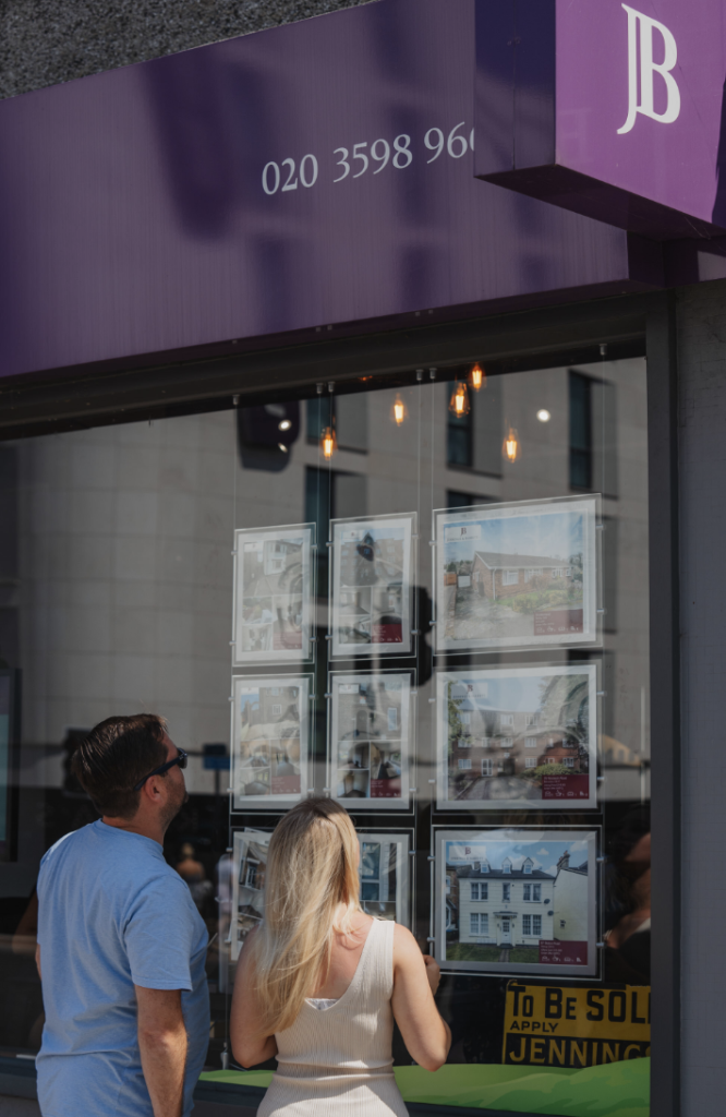 Property Listings Displayed In Our Sidcup Office Window Entice Potential Buyers