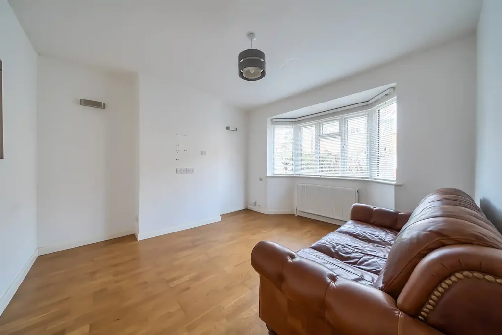 Living Room with Bay Window