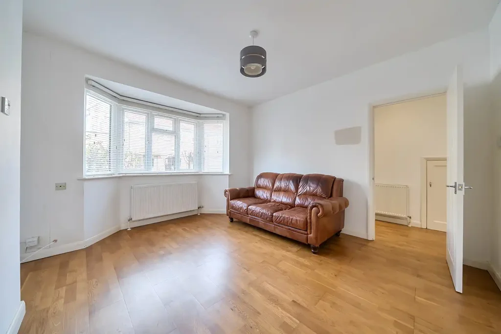 Living Room with Bay Window