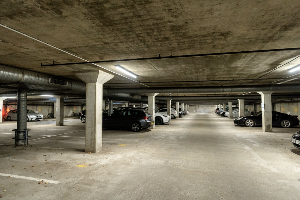 Underground Carpark at this high rise, large estate